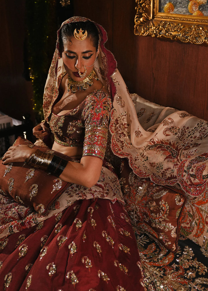 Surkh - Hussain Rehar - bridal lehenga - Bridal - raniazara