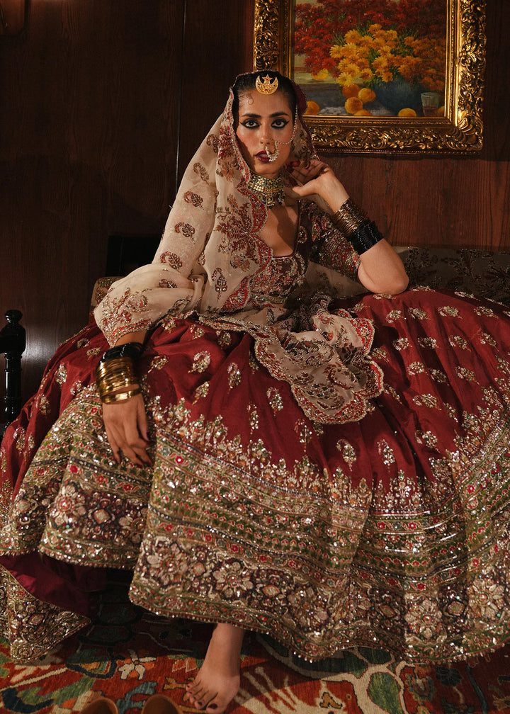 Surkh - Hussain Rehar - bridal lehenga - Bridal - raniazara