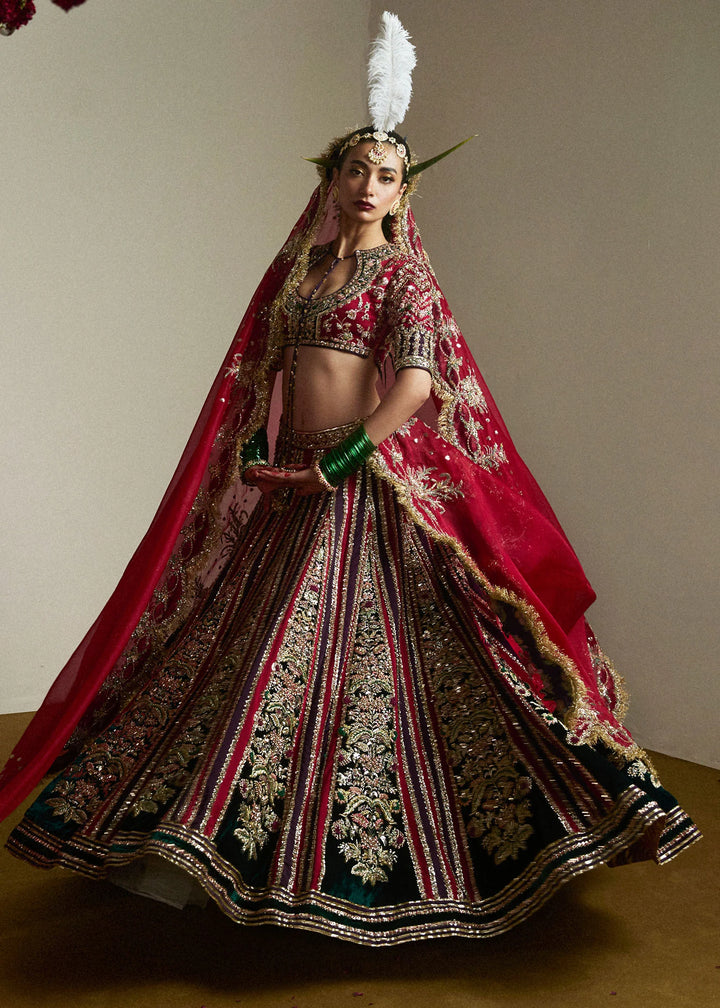 Mushq - Hussain Rehar - bridal lehenga - Bridal - raniazara