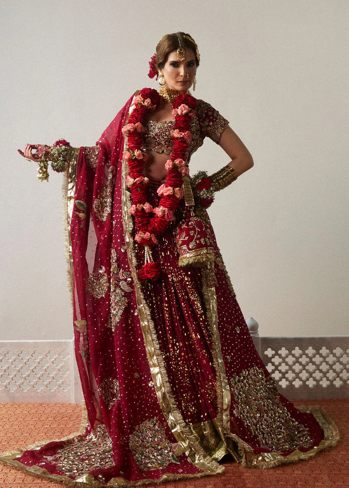 Aatish-een - Hussain Rehar - Bridal Lehenga - raniazara