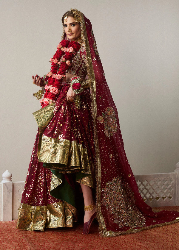 Aatish-een - Hussain Rehar - Bridal Lehenga - raniazara