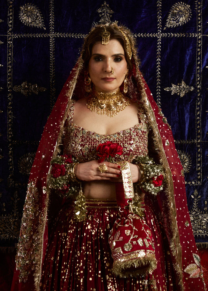 Aatish-een - Hussain Rehar - Bridal Lehenga - raniazara