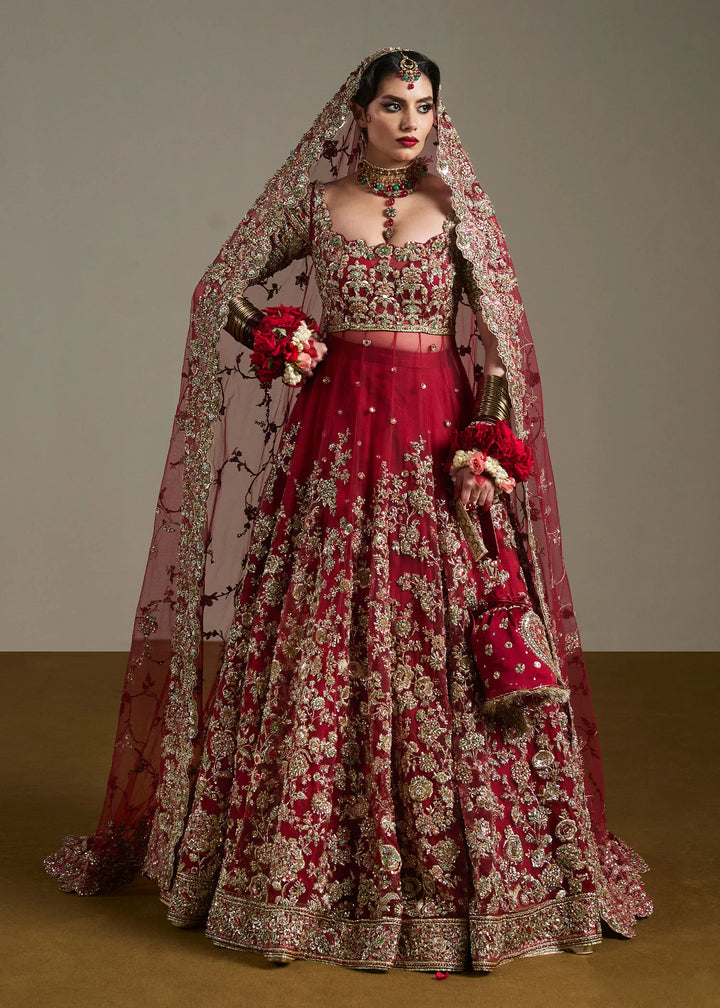 Anisha - Hussain Rehar - bridal lehenga - raniazara