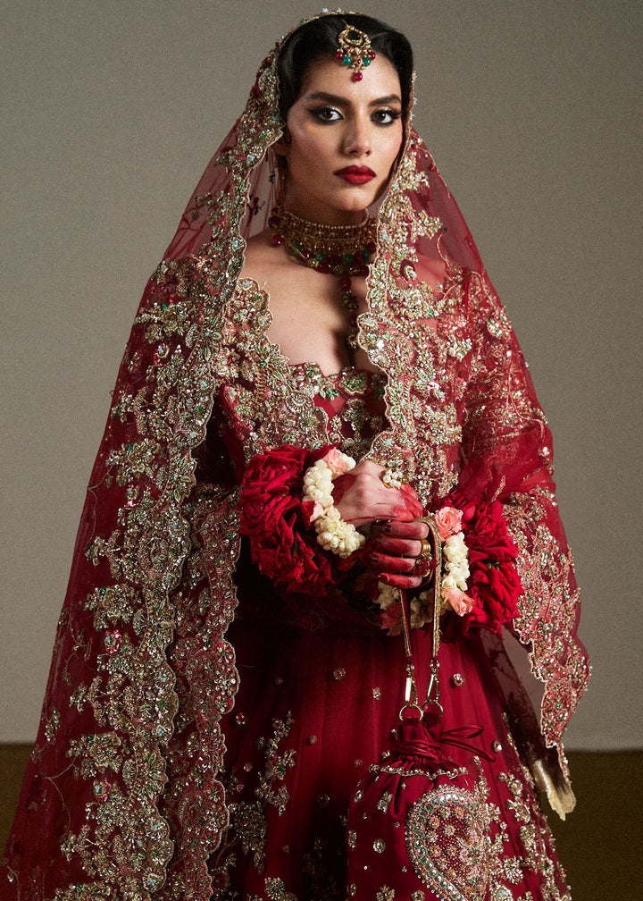 Anisha - Hussain Rehar - bridal lehenga - raniazara