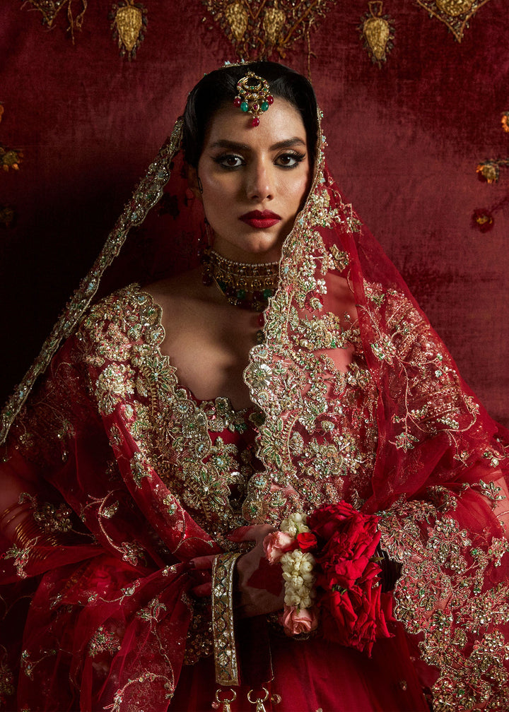 Anisha - Hussain Rehar - bridal lehenga - raniazara