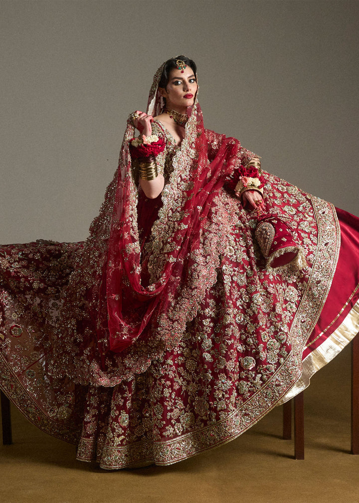 Anisha - Hussain Rehar - bridal lehenga - raniazara