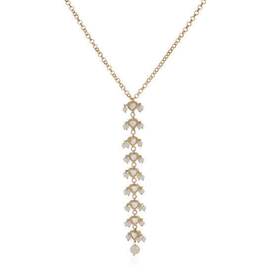 HEART DROPS NECKLACE - Ali Javeri Jewelers - Necklace - raniazara