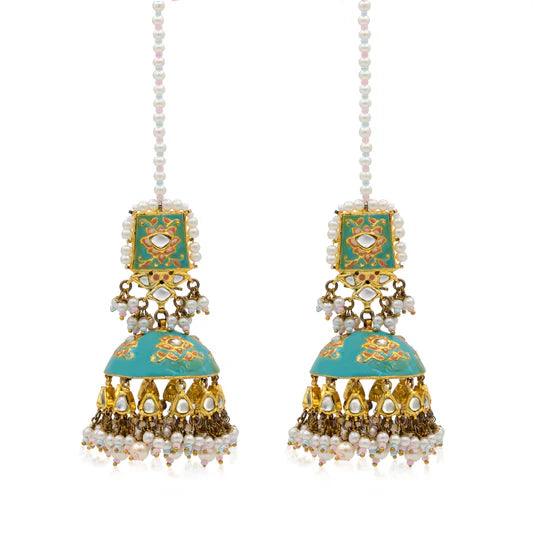 MEENA FILIGREE JHUMKAS - Ali Javeri Jewelers - Earrings - raniazara