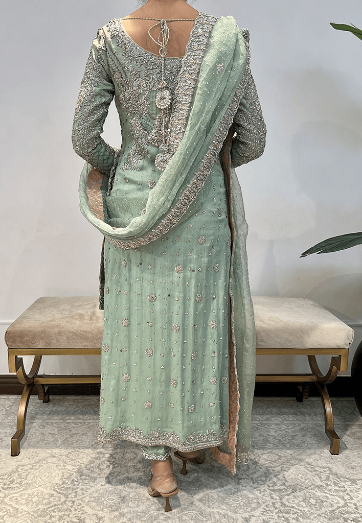 Nasrin with Pants and Dupatta raniazarastudio