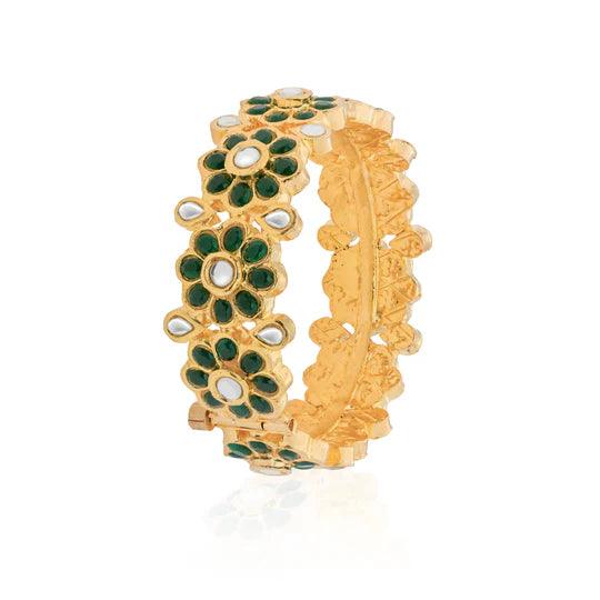 PHOOL PATTI BANGLE - Ali Javeri Jewelers - Bangle - raniazara