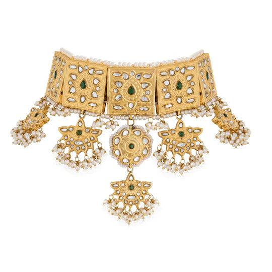 SHAHNAMA CHOKER - Ali Javeri Jewelers - Choker - raniazara