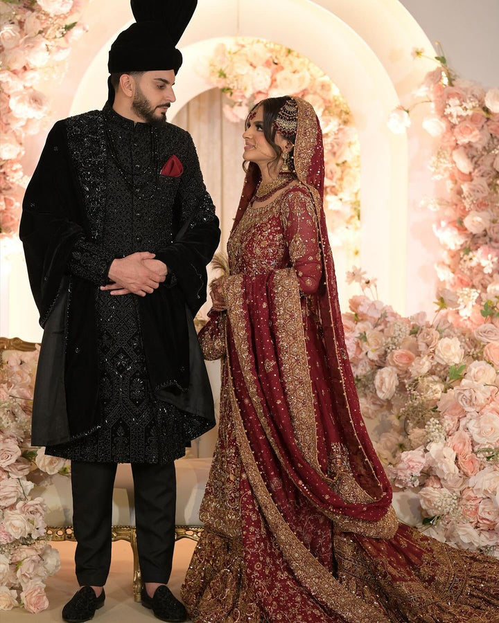 Nafeesa - Shakeelz By Zeeshan And Danish - Bridal Lehenga - raniazara