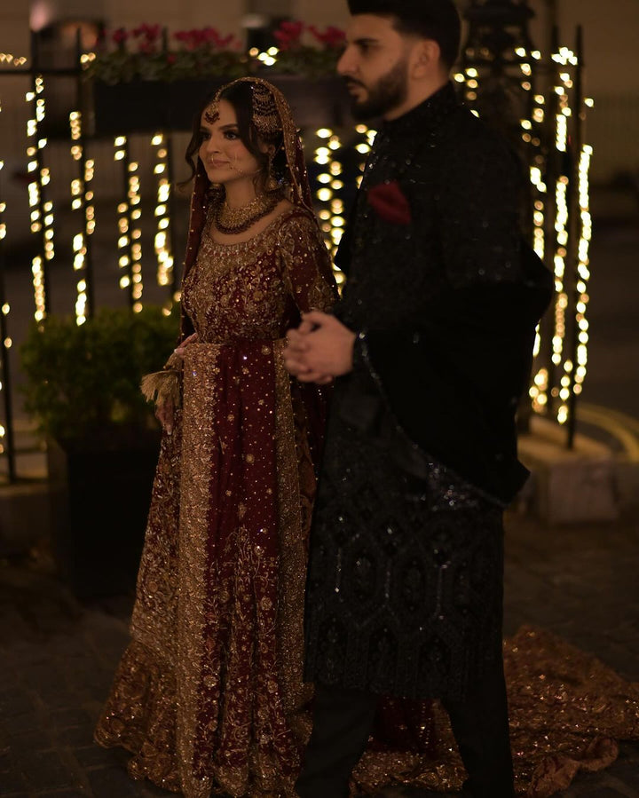 Nafeesa - Shakeelz By Zeeshan And Danish - Bridal Lehenga - raniazara