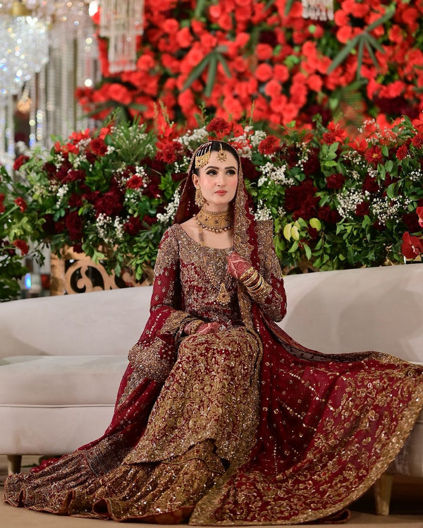 Hafsa  - Shakeelz By Zeeshan And Danish - Bridal Lehenga - raniazara