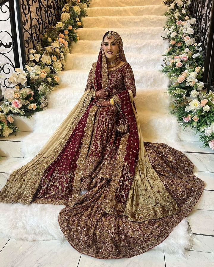 Hafsah  - Shakeelz By Zeeshan And Danish - Bridal Lehenga - raniazara