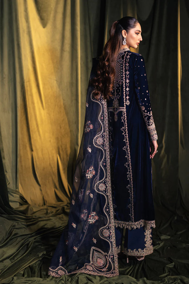 BK-05 DALIA - Qalamkar - Velvet Suit - raniazara