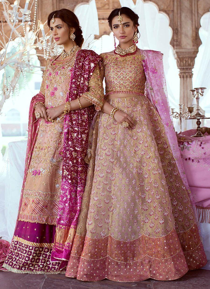 ROSE GOLD LEHNGA CHOLI raniazarastudio