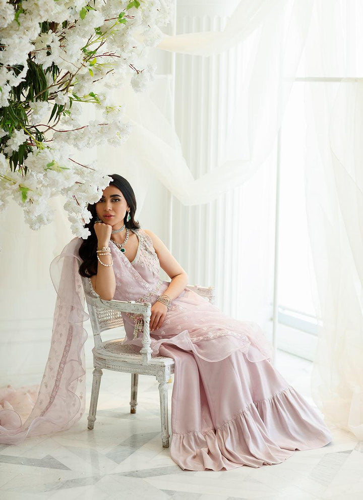 MAGNOLIA ROSE SAREE DRESS - raniazarastudio