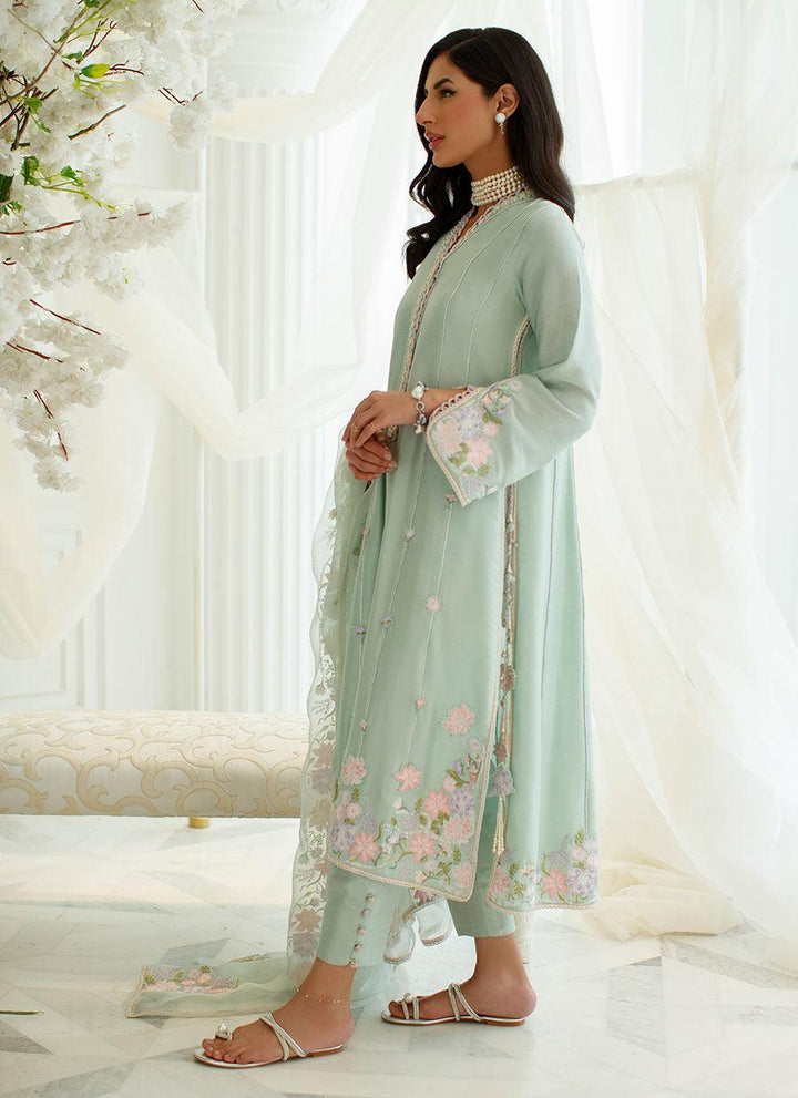 MENTHE SHIRT AND DUPATTA - raniazarastudio