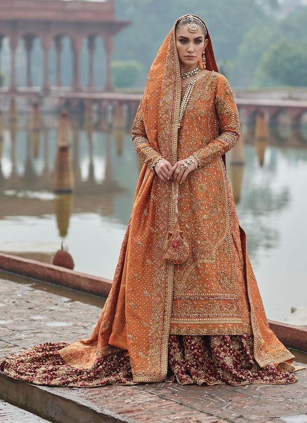 SHALIMAR BURNT ORANGE BRIDAL raniazarastudio