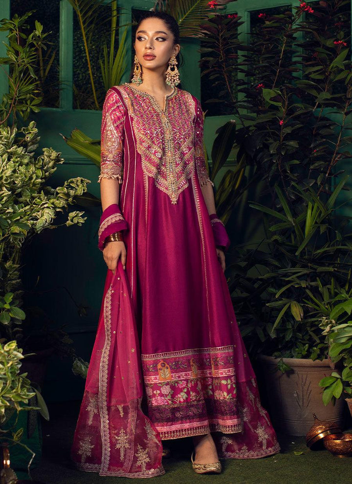 MARJAAN PURPLE KALIDAAR WITH SLITS raniazarastudio