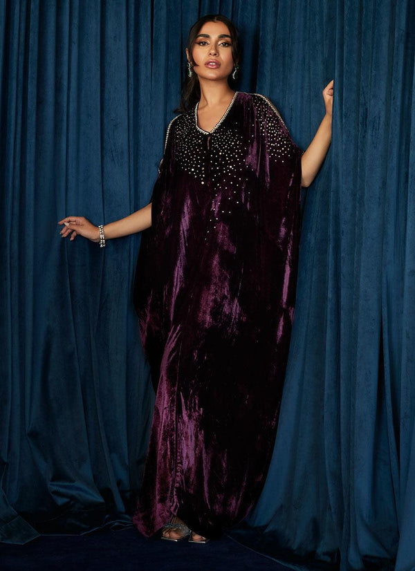 VIVIEN AMETHYST KAFTAN raniazarastudio