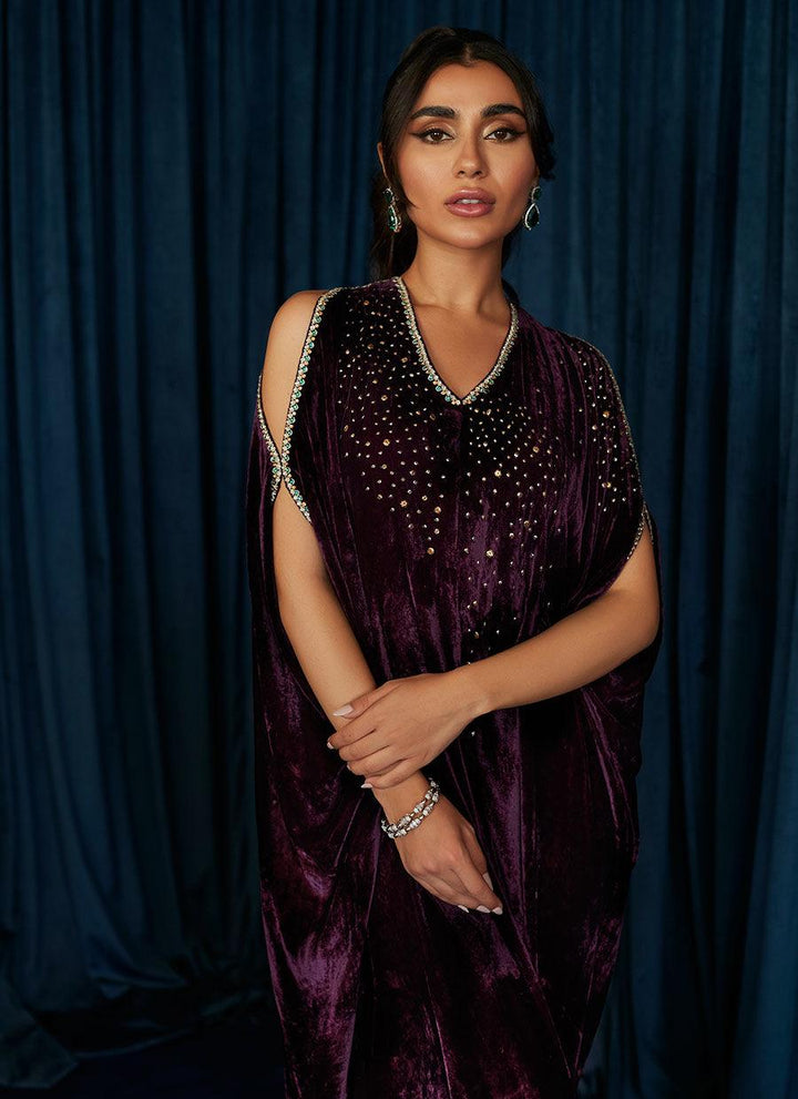 VIVIEN AMETHYST KAFTAN raniazarastudio