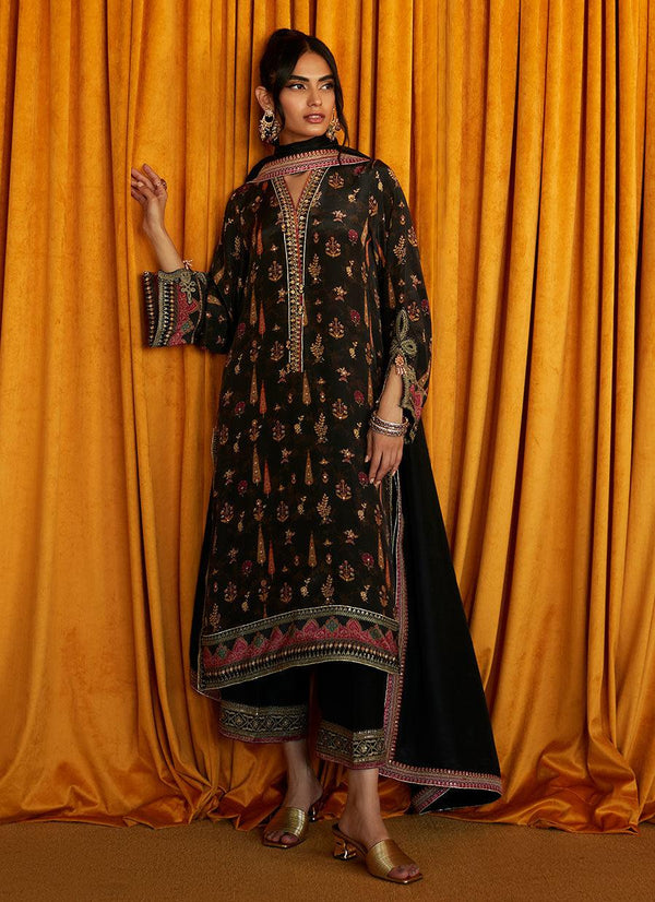 GINA SHIRT AND DUPATTA raniazarastudio