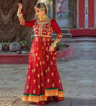 DEEP RED PESHWAS - Haris Shakeel - Formal - raniazara