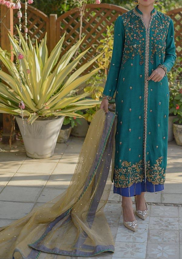 Abiha With Pants And Dupatta raniazarastudio