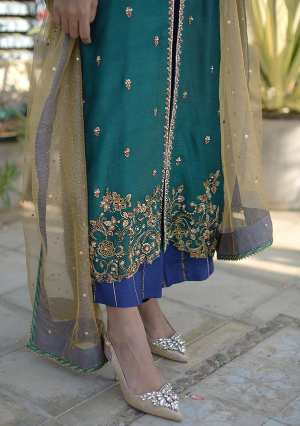 Abiha With Pants And Dupatta raniazarastudio