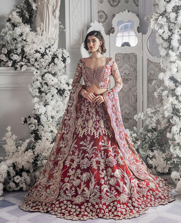 Pakistani bridal lehnga